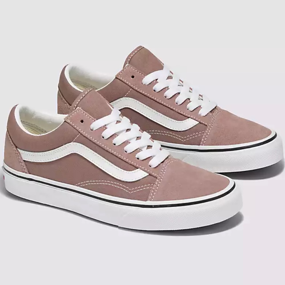 Vans Old Skool Sneakers in Dusty Rose with White Sidestripe